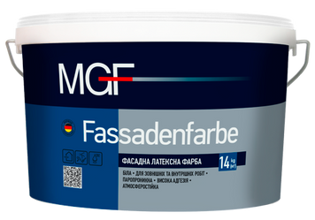 Фарба латексна водоемульсійна фасадна MGF Fassadenfarbe M90 1465 фото