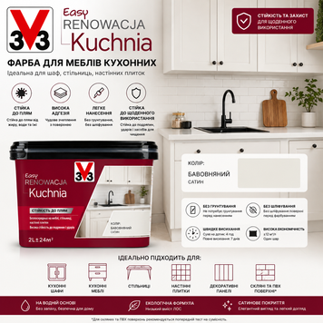 Фарба двокомпонентна для відновлення кухні RENOVATION PERFECTION V33 Бавовна 2392 фото