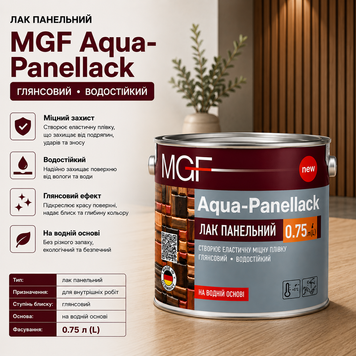 Лак панельний MGF Aqua-Panellak  973 фото